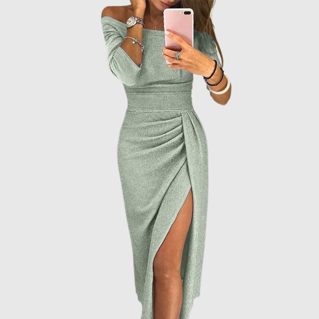 Jasmynte | Elegante Off-Shoulder Jurk