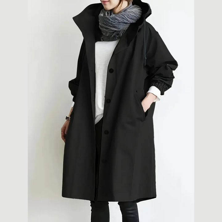 Marivelle | Lange Jas met Nonchalante Elegantie