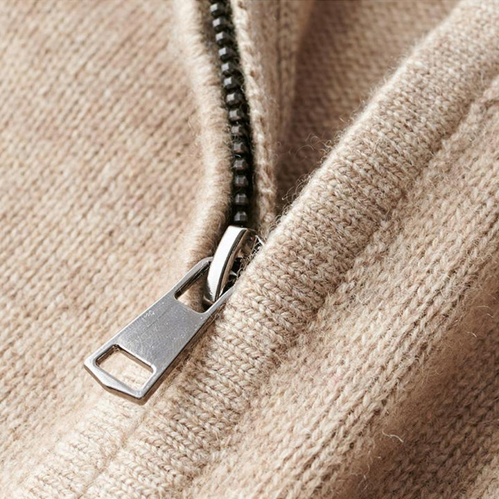 Ruben | Comfortabele Half-Zip Trui Voor Heren