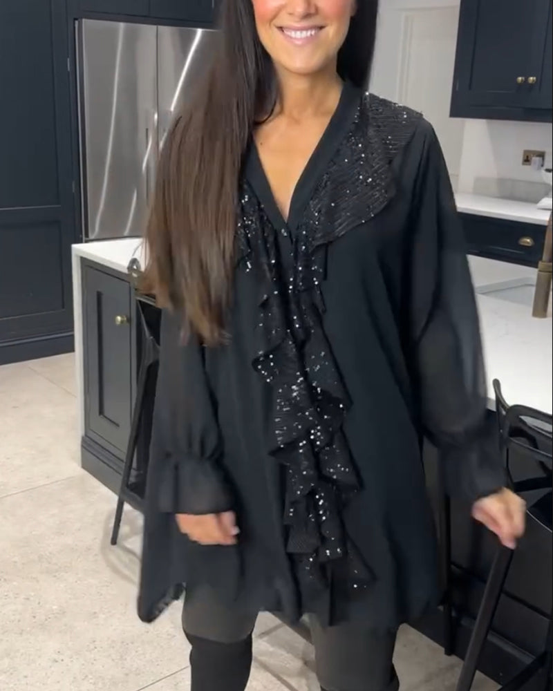 Norélise | Elegante Blouse Met Ruches