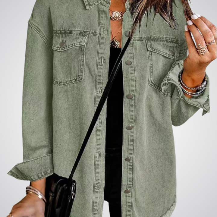 Vieanne | Casual Overshirt met Moderne Uitstraling