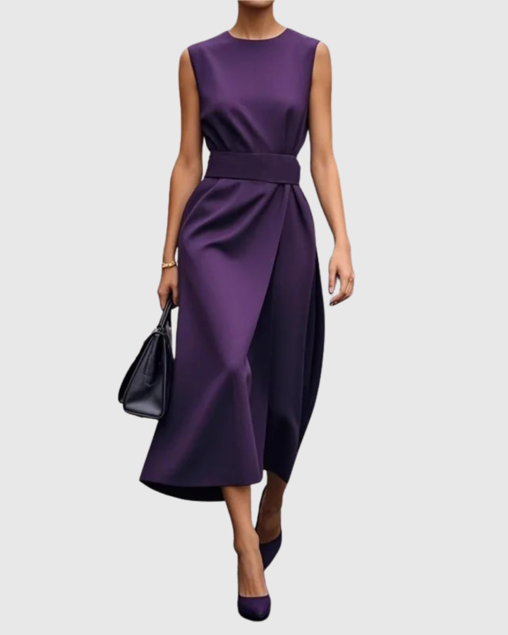 Aubrielle | Elegante ronde halsjurk
