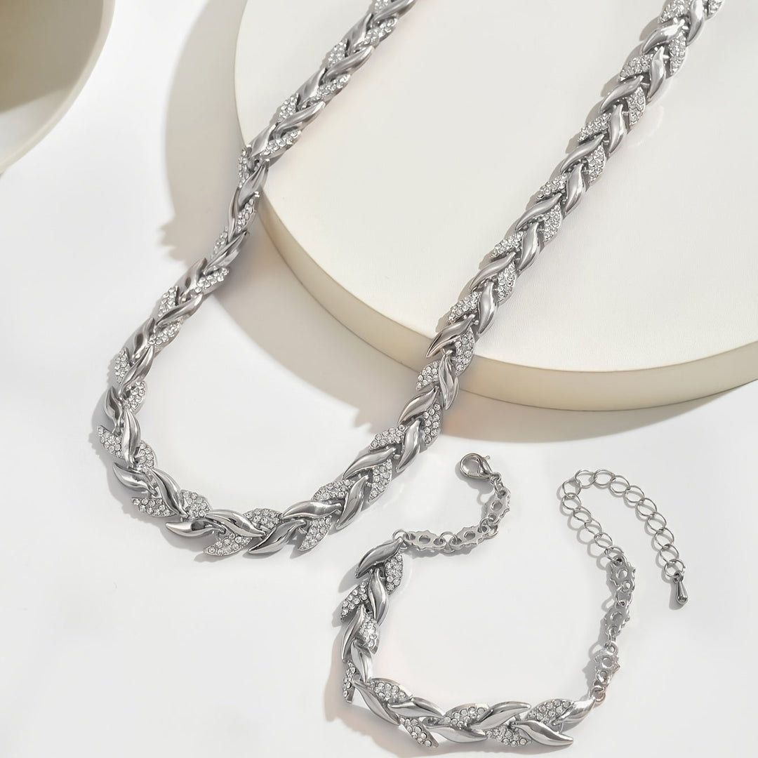 Soralyne | Elegante Set Met Vissenstaarten en Strasssteentjes