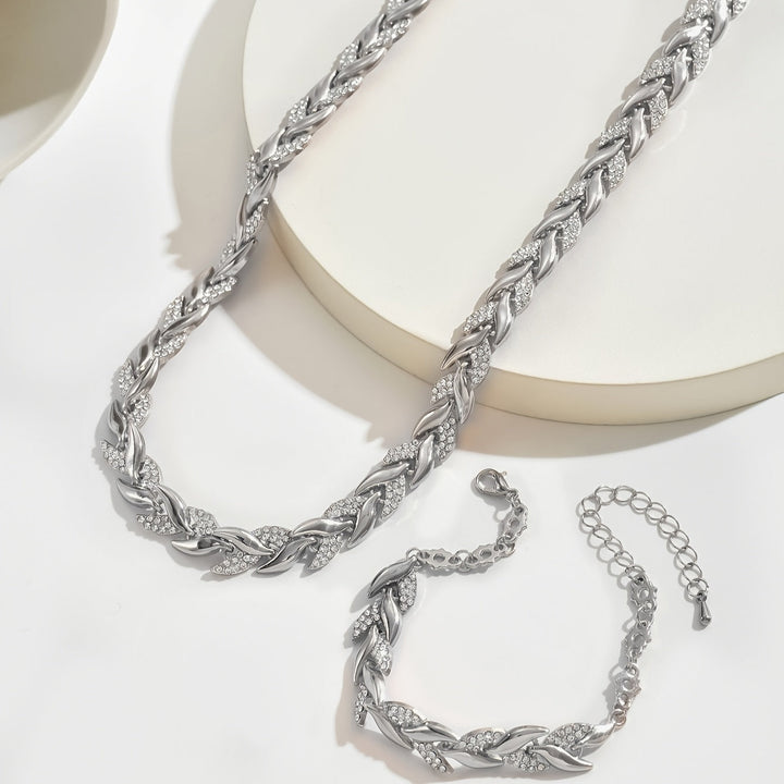 Soralyne | Elegante Set Met Vissenstaarten en Strasssteentjes