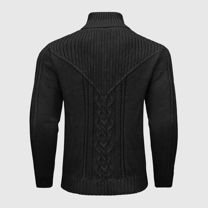 Lorvo | Elegante Trui Met Staande Kraag Voor Heren