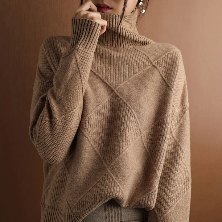 Marcelle | Elegante Coltrui met Geometrisch Patroon