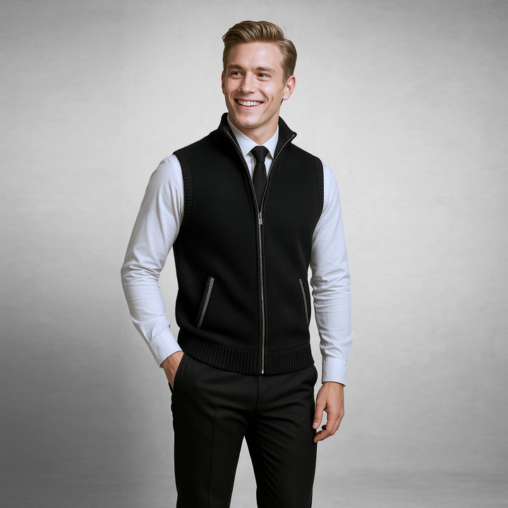 Lennox | Vest met Rits