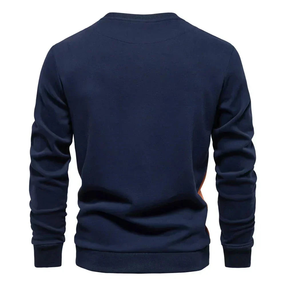 Jorvellan | Herensweater met moderne zijaccenten