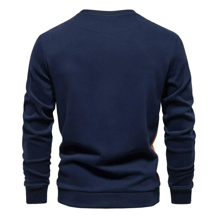 Jorvellan | Herensweater met moderne zijaccenten