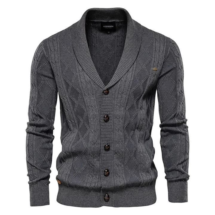 Jorvian | Heren Cardigan met Knopen