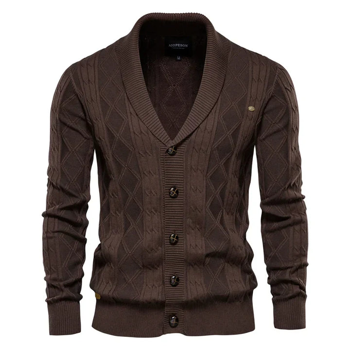 Jorvian | Heren Cardigan met Knopen