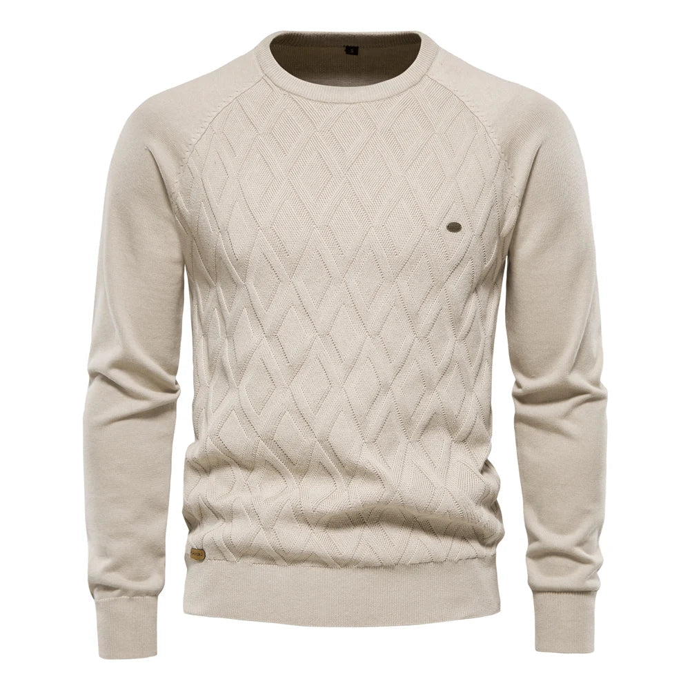 Fenlarden | Heren Trui Met Ruitdesign