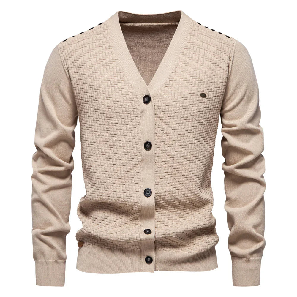 Keslender | Heren Cardigan Met V-Hals