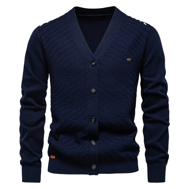 Keslender | Heren Cardigan Met V-Hals