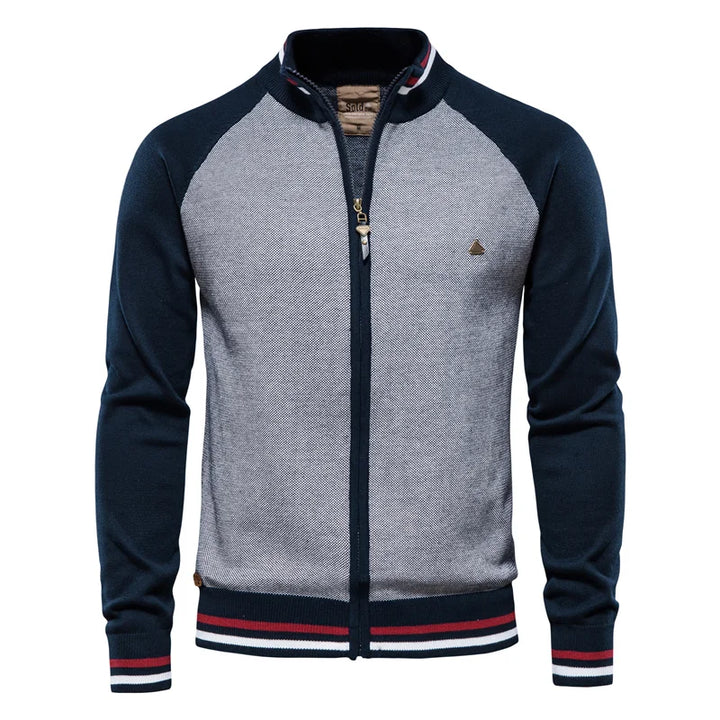 Nesvaldir | Herenvest met moderne rits en sportieve details