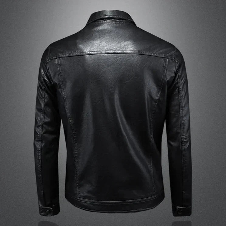 Darius | Stijlvolle Jas in Moto-Look