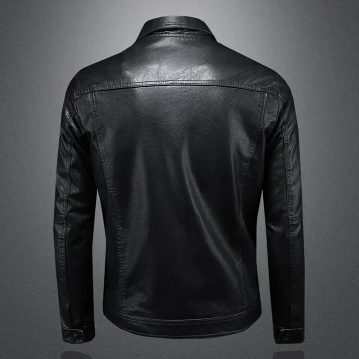 Darius | Stijlvolle Jas in Moto-Look
