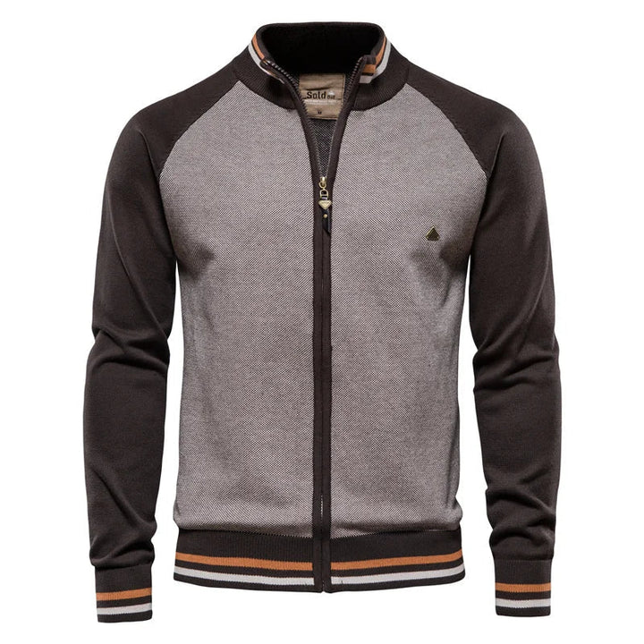 Nesvaldir | Herenvest met moderne rits en sportieve details