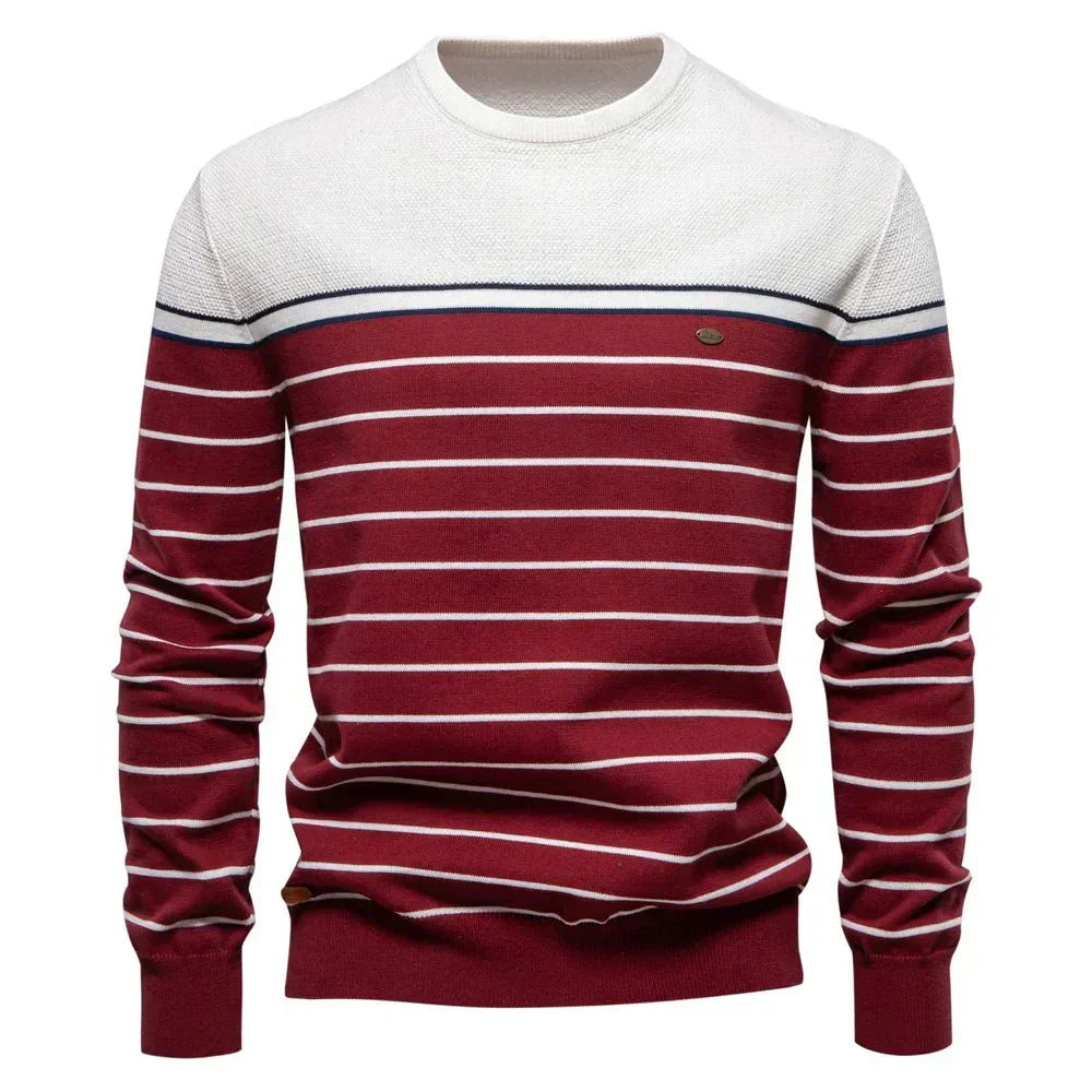 Kelrovind | Herentrui met moderne streeplook