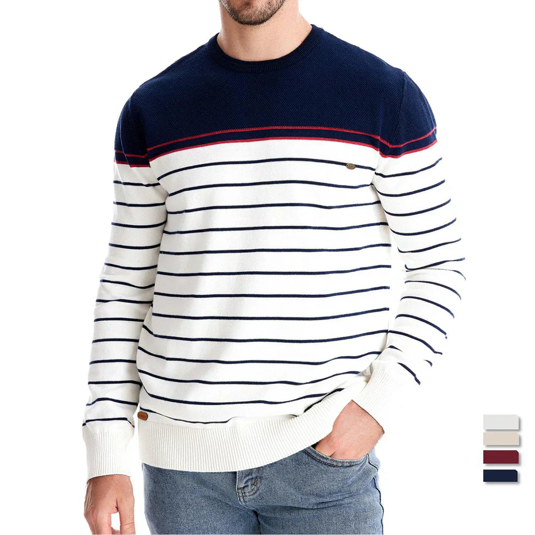 Kelrovind | Herentrui met moderne streeplook