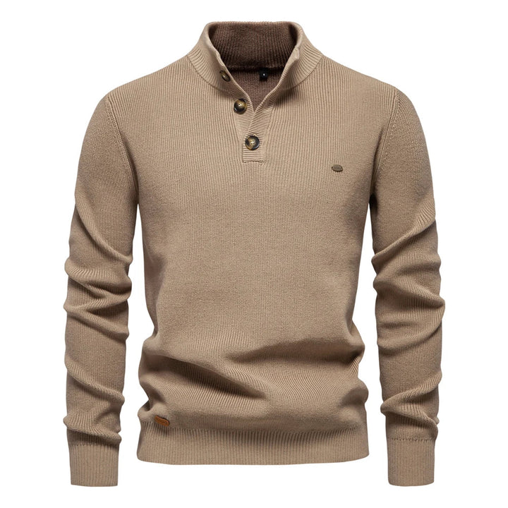 Marvion | Heren Trui Met Knoopdesign