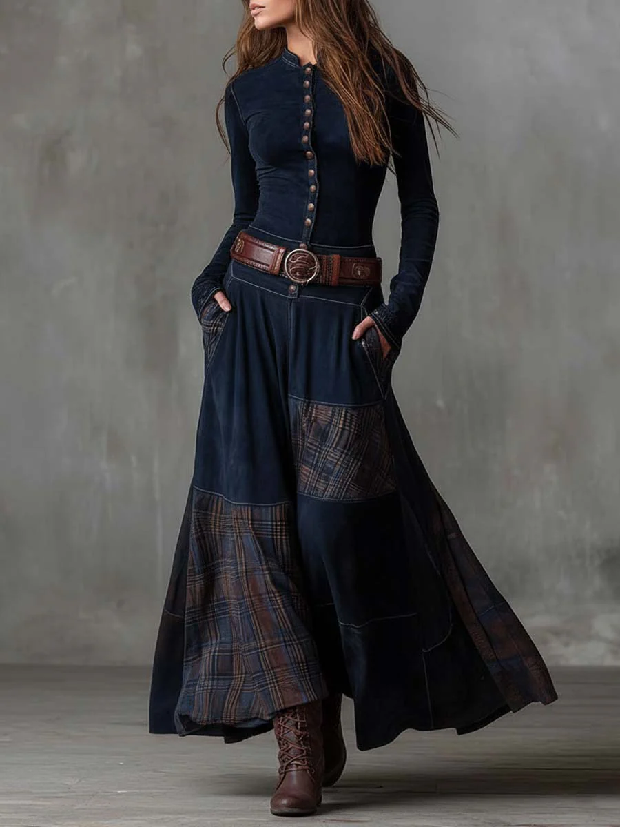 Michelle | Suède jurk met riem
