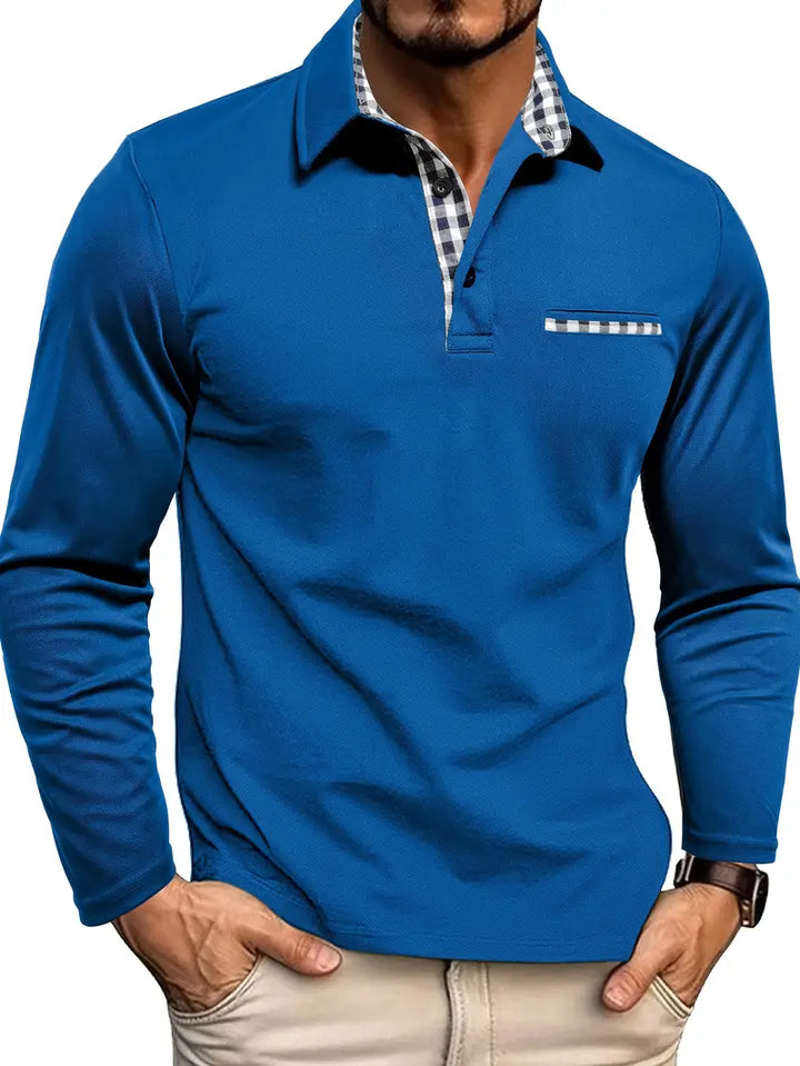 Willem | Poloshirt met lange mouwen