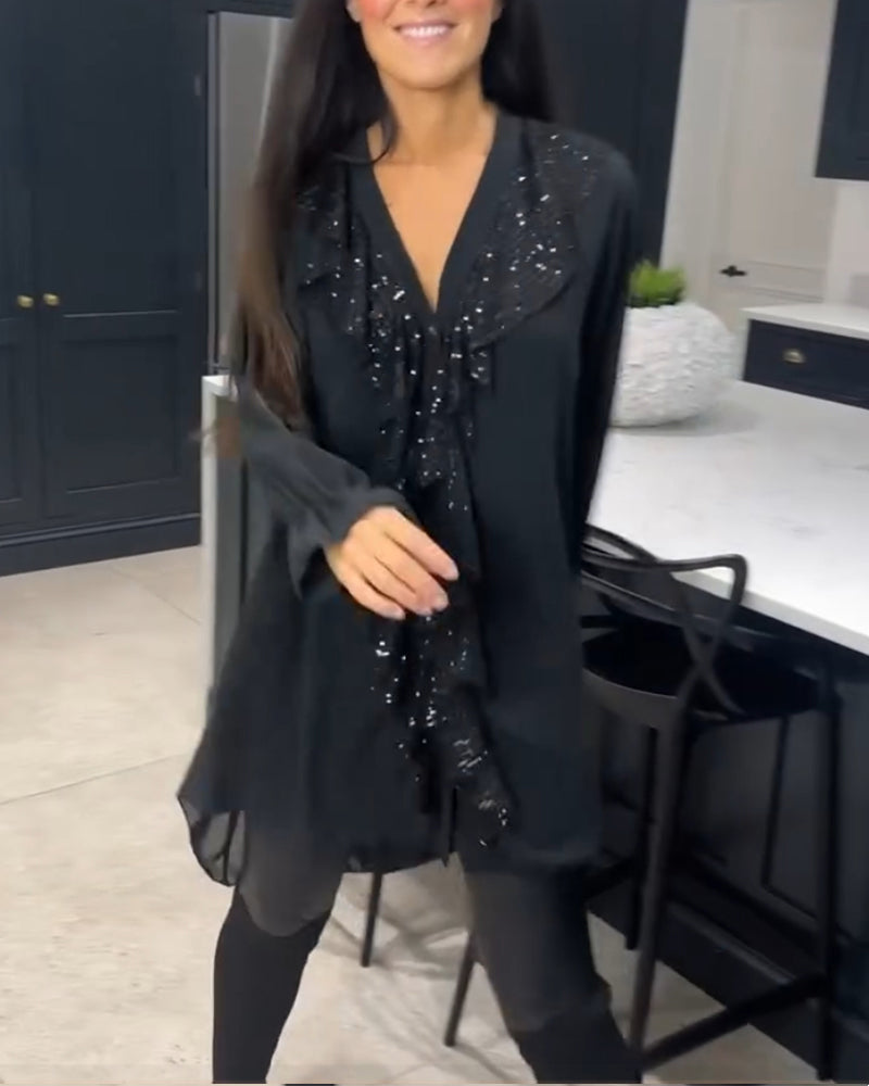 Norélise | Elegante Blouse Met Ruches