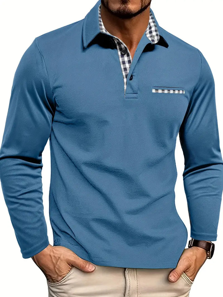 Willem | Poloshirt met lange mouwen