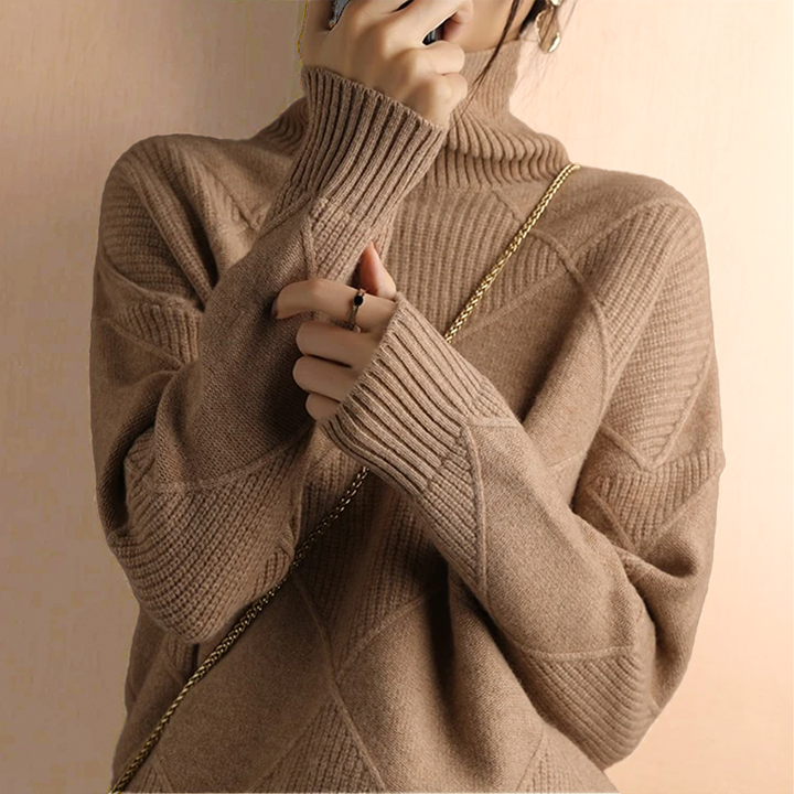 Marcelle | Elegante Coltrui met Geometrisch Patroon