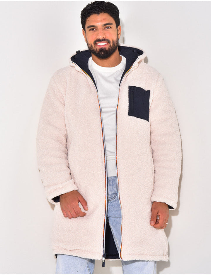 Milo | Warme casual lange jas