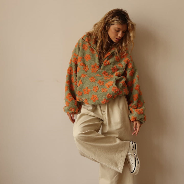 Daisy | Cozy Bloem Trui