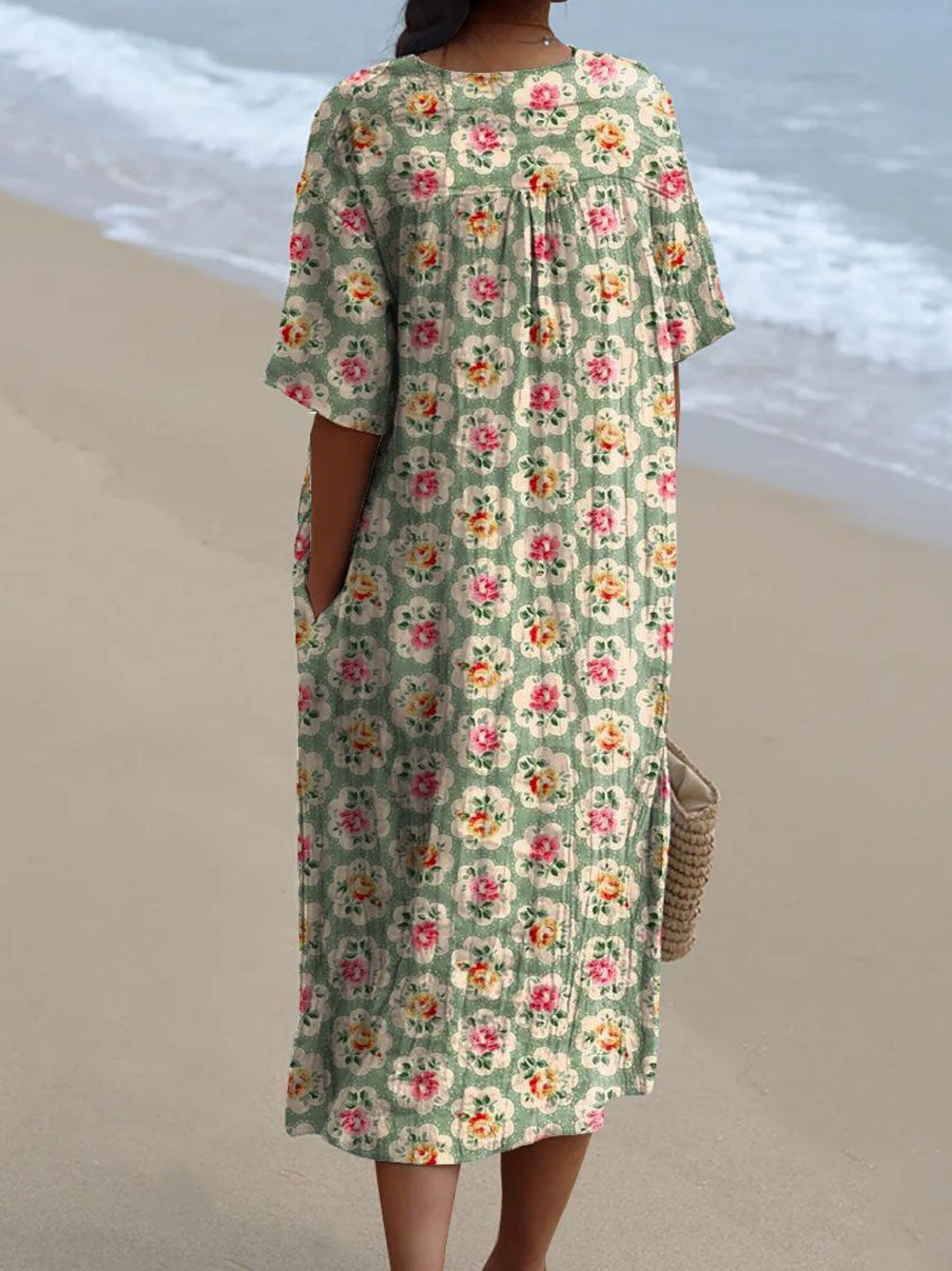 Dorien | Vintage Bloemenjurk